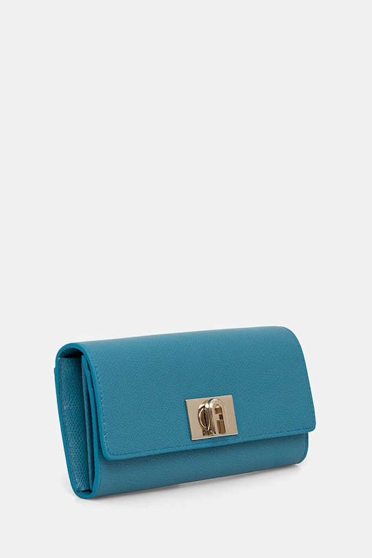 Kožená peňaženka Furla PCV0ACO.ARE000.TR400 tyrkysová SS25