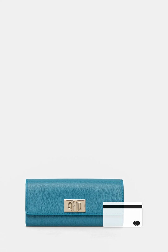 Furla portofel de piele PCV0ACO.ARE000.TR400 turcoaz
