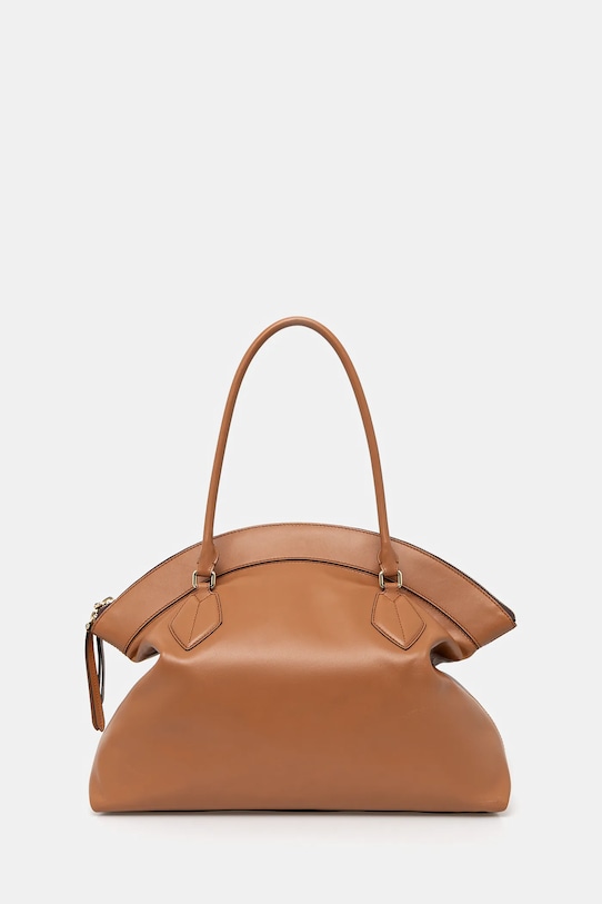 Furla torebka skórzana skóra licowa brązowy WB01429.BX3346.RY000