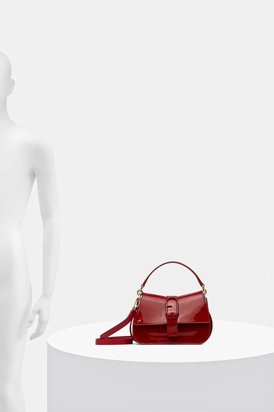 Kožená kabelka Furla WB01456.BX3409.RT000 červená