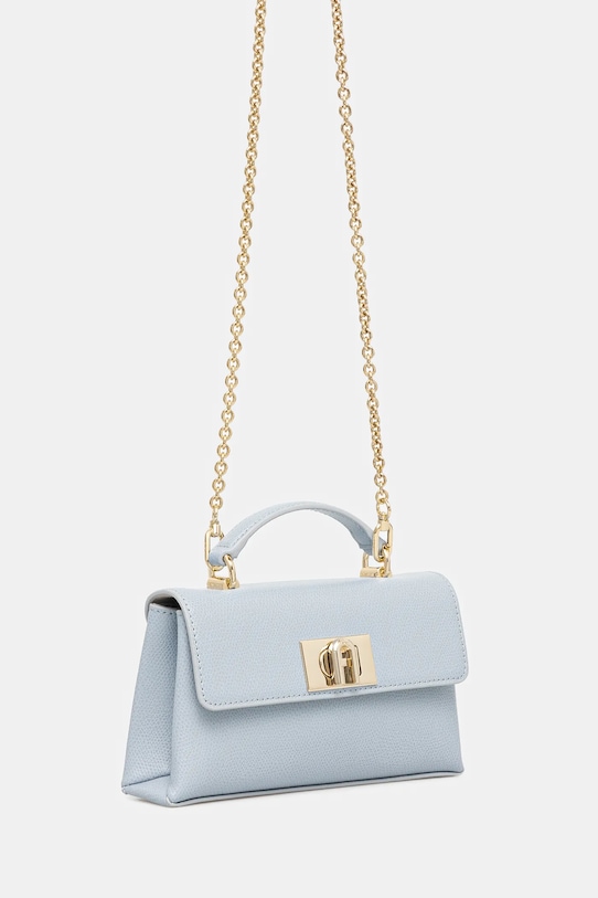 Kožená kabelka Furla WE00423.ARE000.55000 modrá SS25