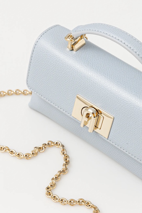Kožená kabelka Furla WE00423.ARE000.55000 modrá