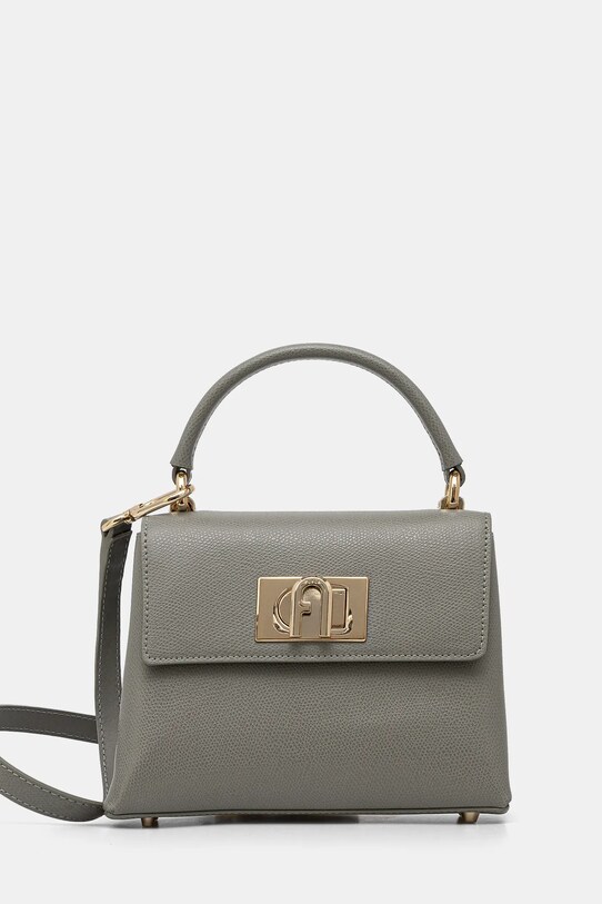 Furla poseta de piele uni gri WB00109.ARE000.AG700