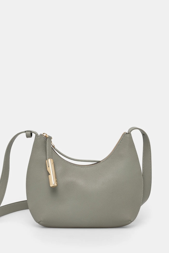 Furla torebka skórzana skóra licowa zielony WB01500.BX3353.AG700