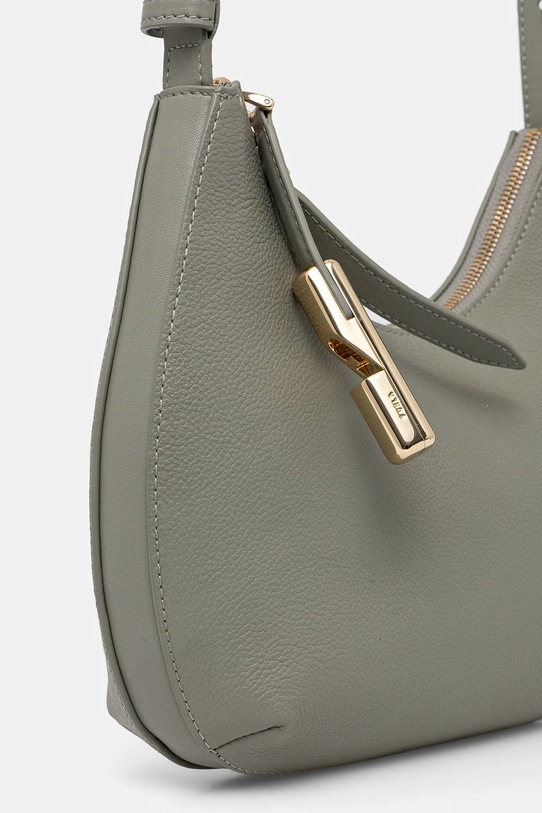 Furla torebka skórzana zielony WB01500.BX3353.AG700