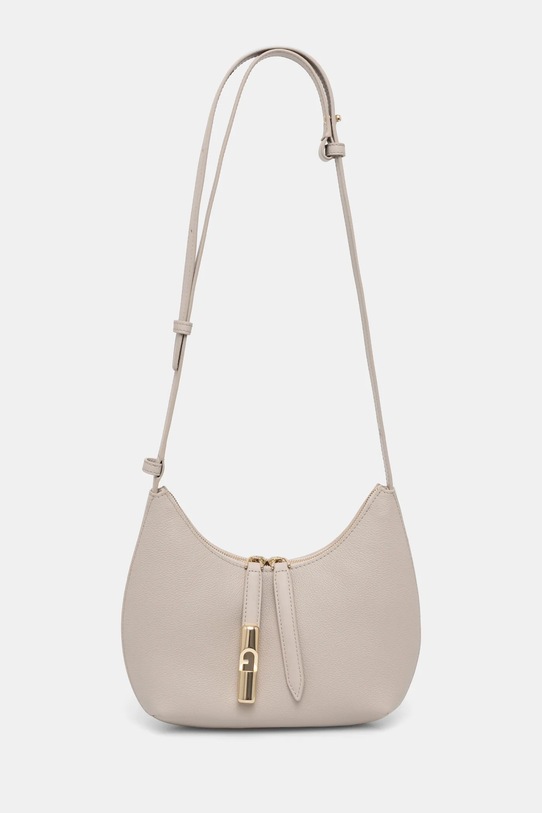Шкіряна сумочка Furla лицьова шкіра бежевий WB01500.BX3353.VAN00