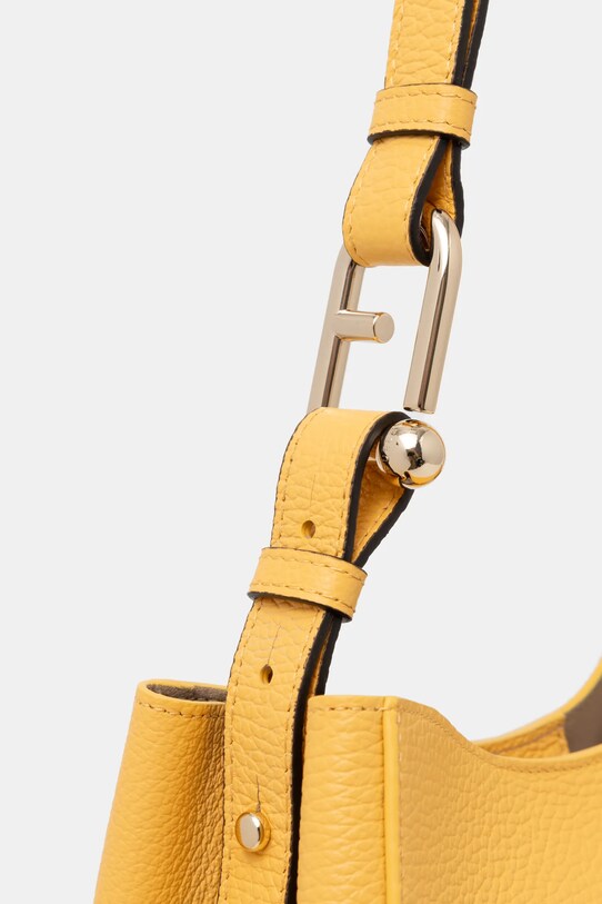 Kožená kabelka Furla žlutá WB01373.HSF000.CRE00