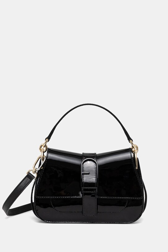 Kožená kabelka Furla nezmestí A4 čierna WB01456.BX3409.O6000