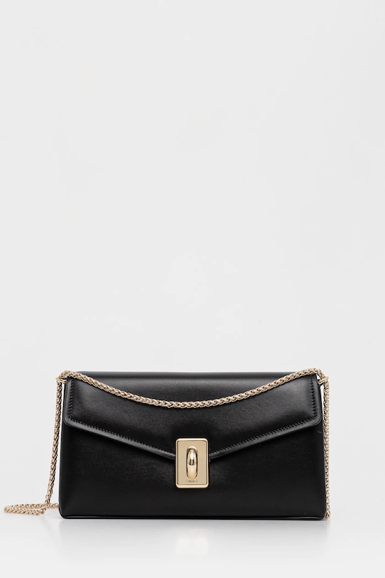 Kožená kabelka Furla usňová koža čierna WB01517.BX3227.O6000