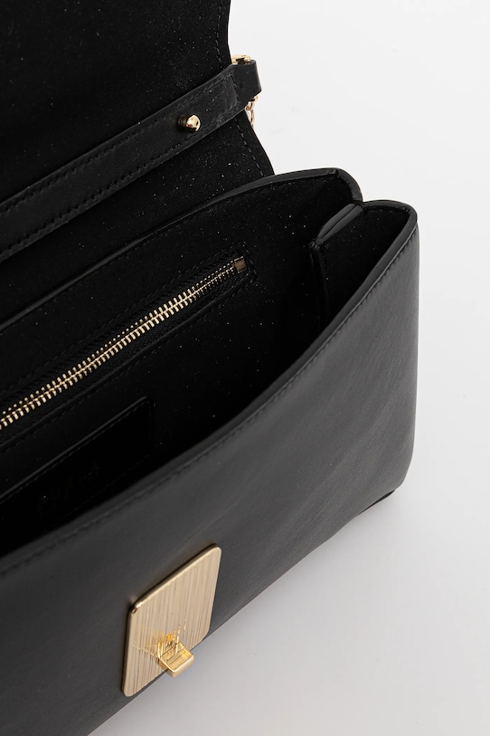 Kožená kabelka Furla čierna WB01517.BX3227.O6000