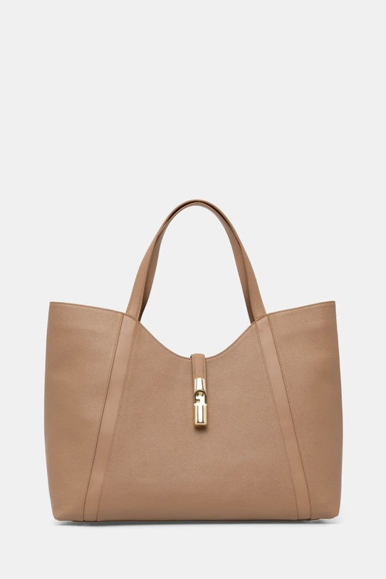 Кожаная сумочка Furla кожа бежевый WB01498.BX3353.YU500