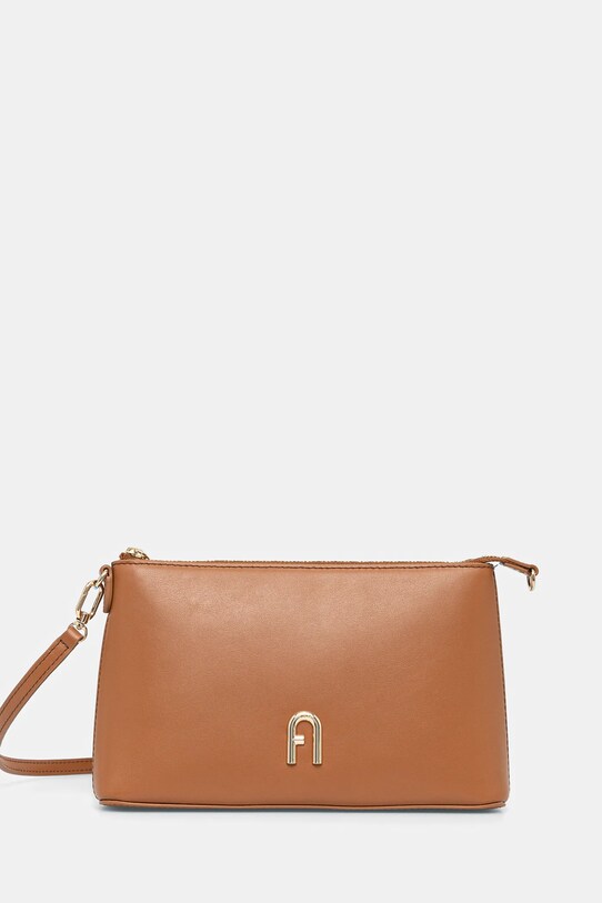 Кожаная сумочка Furla кожа коричневый WE00615.AX0733.RY000