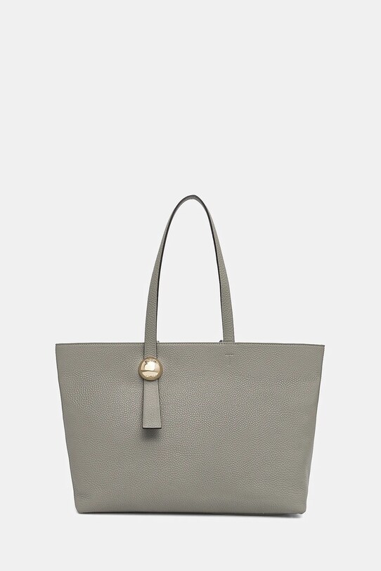 Furla torebka skórzana skóra licowa zielony WB01353.HSF000.AG700
