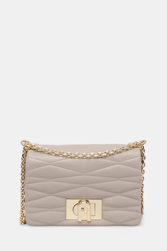 Furla borsa a mano in pelle pelle fiore beige WB01671.BX3221.VAN00