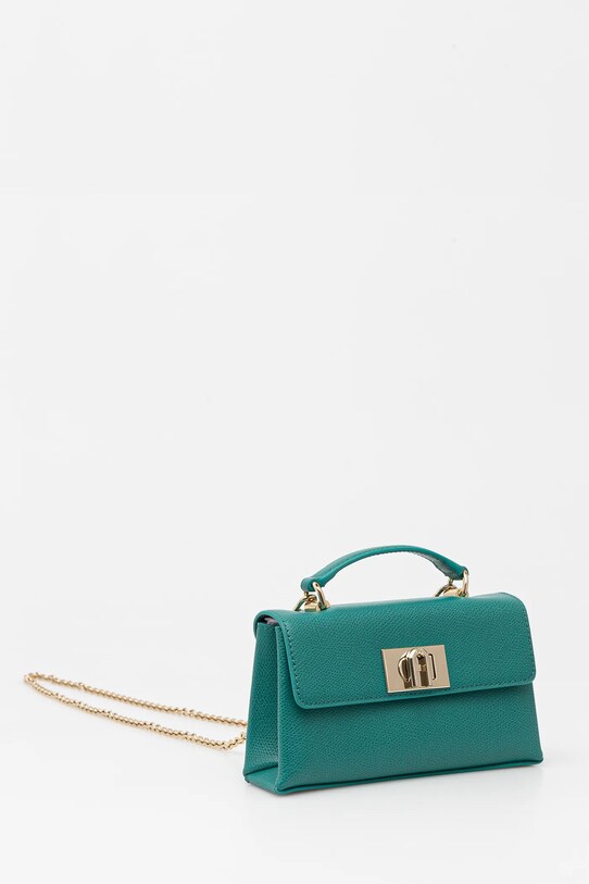 Furla poseta de piele WE00423.ARE000.D7D00 verde SS25