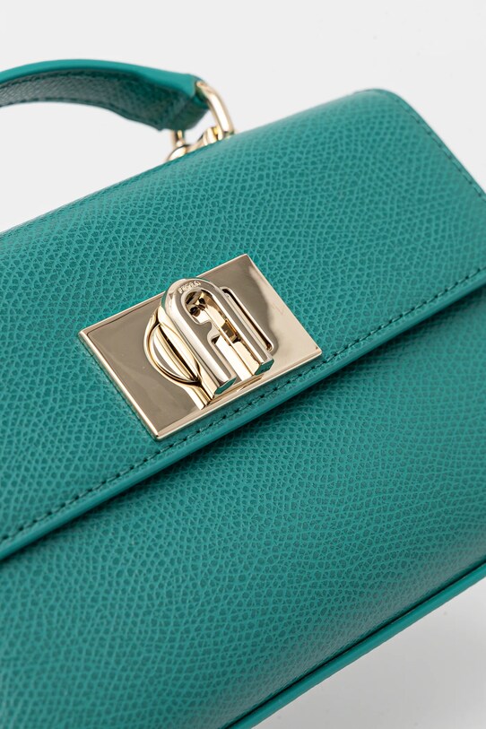 Furla poseta de piele verde WE00423.ARE000.D7D00