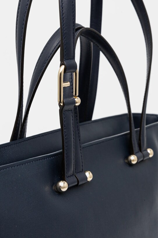 Δερμάτινη τσάντα Furla σκούρο μπλε WB01453.BX3169.3923S