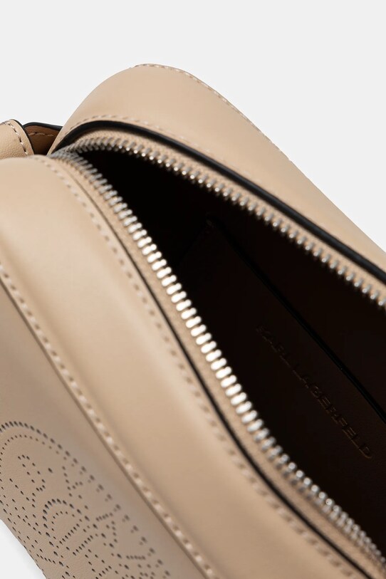 Karl Lagerfeld torebka skórzana beżowy A1W30024