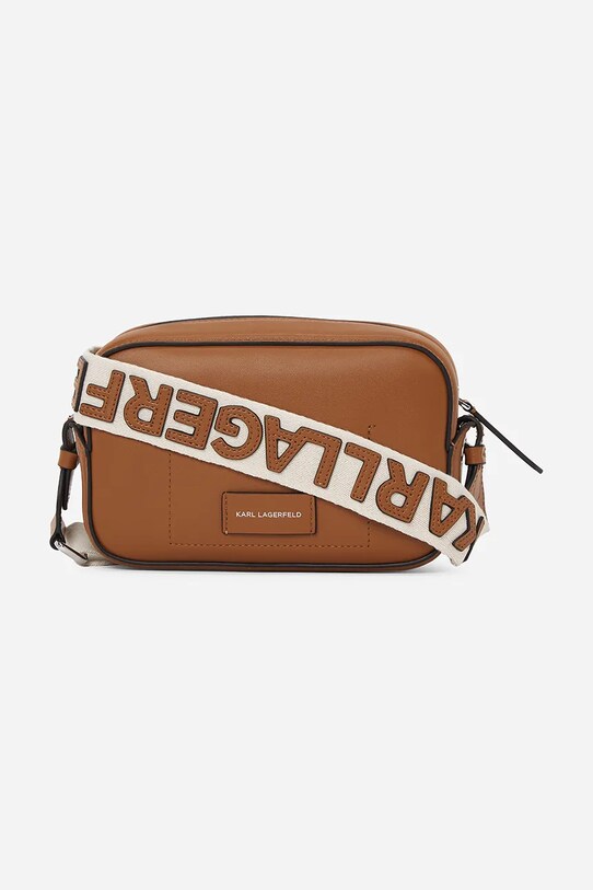 Karl Lagerfeld poseta de piele A1W30024 maro SS25