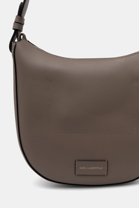 Accesorii Karl Lagerfeld poseta de piele A1W30026 maro