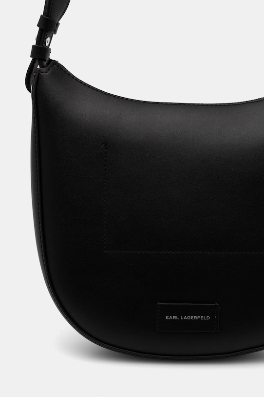 Akcesoria Karl Lagerfeld torebka skórzana A1W30026 czarny