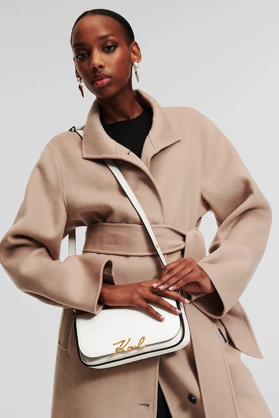 Кожаная сумочка Karl Lagerfeld A1W30039 белый AA00