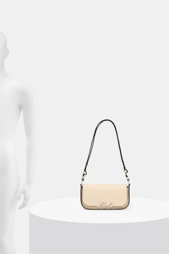 Kožna torba Karl Lagerfeld IKON A1W30039