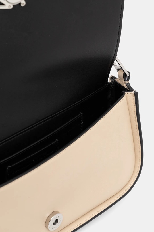 Kožna torba Karl Lagerfeld IKON A1W30039 bež