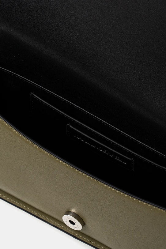 Δερμάτινη τσάντα Karl Lagerfeld K/SIGNATURE A1W30039 πράσινο