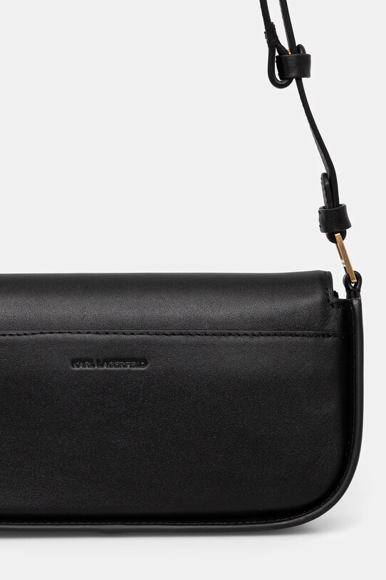 Аксесуари Шкіряна сумочка Karl Lagerfeld A1W30039 чорний