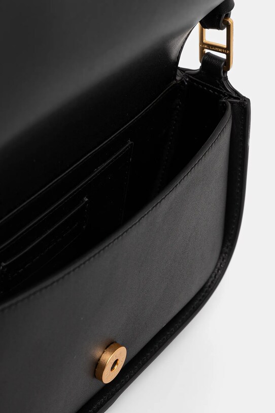 Шкіряна сумочка Karl Lagerfeld A1W30039 чорний
