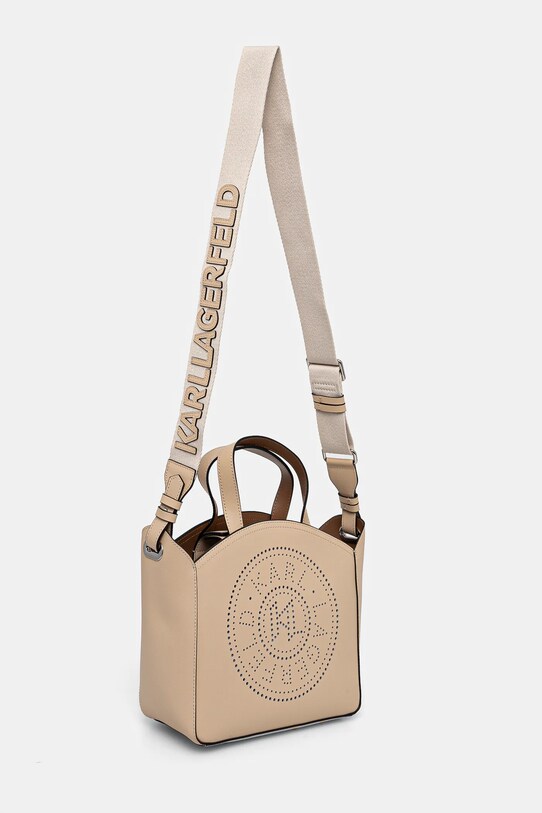 Кожаная сумочка Karl Lagerfeld K/CIRCLE A1W30058 бежевый NC00