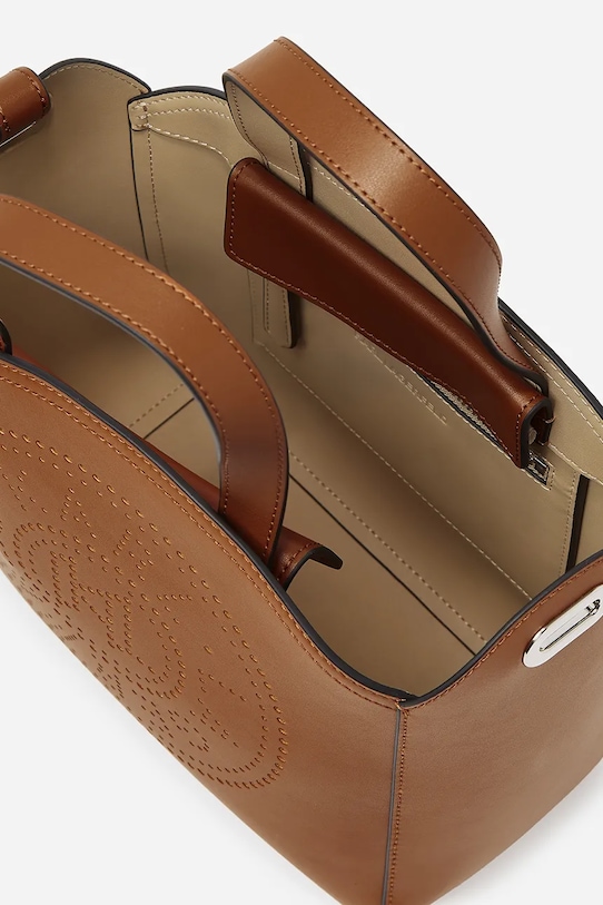Accessori Karl Lagerfeld borsa a mano in pelle A1W30058 marrone