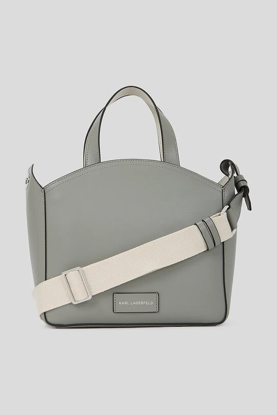 Karl Lagerfeld torebka skórzana szary A1W30058