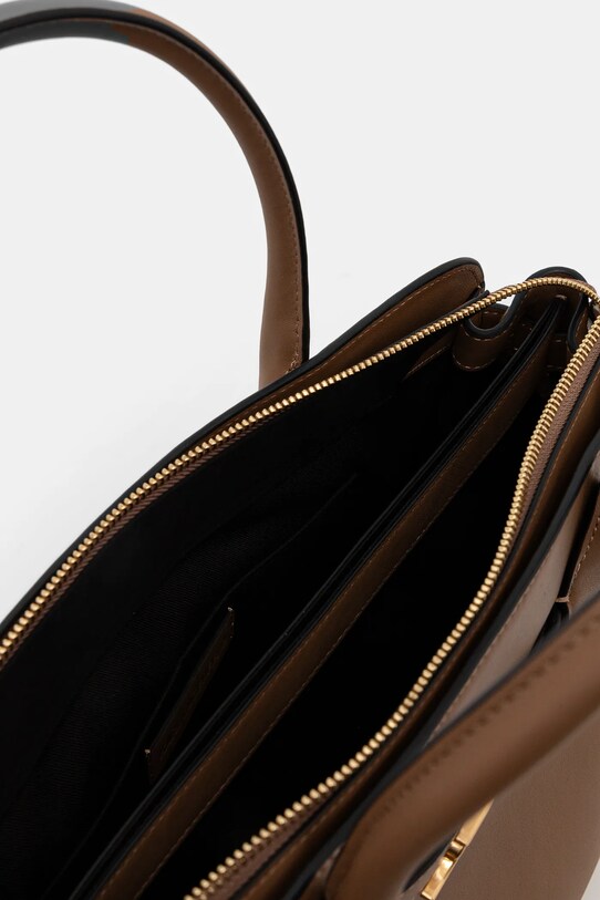 Karl Lagerfeld poseta de piele A1W30148 maro