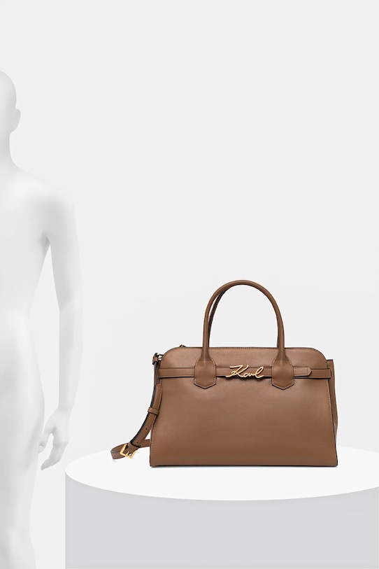 Kožená kabelka Karl Lagerfeld A1W30148