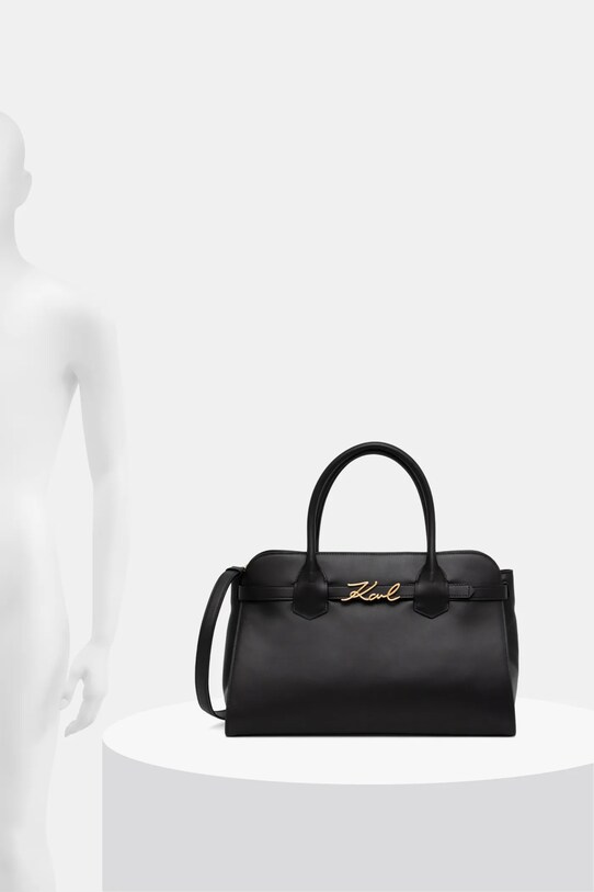Kožená kabelka Karl Lagerfeld A1W30148