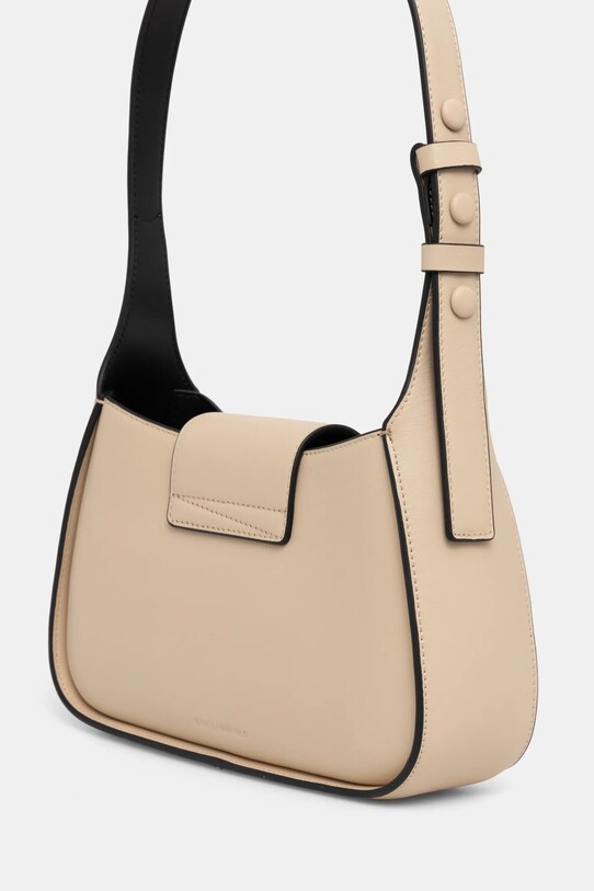 Accesorii Karl Lagerfeld poseta de piele A1W30149 bej