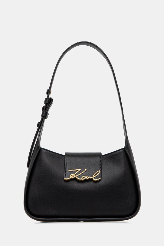 Кожаная сумочка Karl Lagerfeld кожа чёрный A1W30149