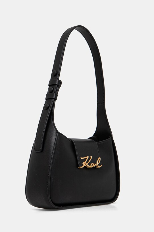 Кожаная сумочка Karl Lagerfeld A1W30149 чёрный SS25