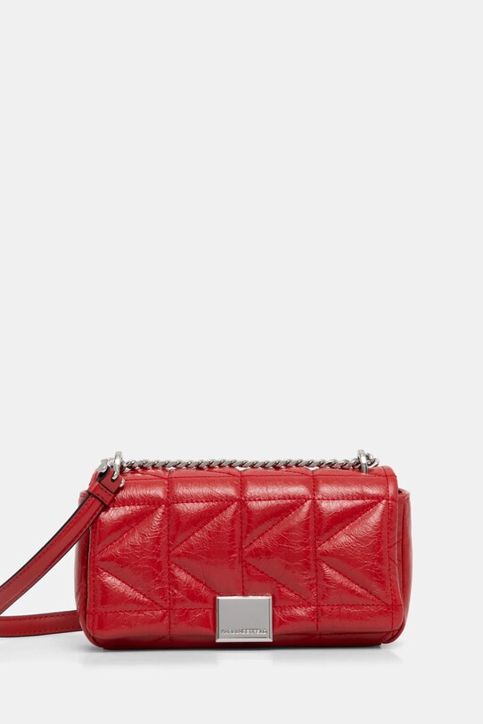 Karl Lagerfeld torebka skóra licowa czerwony A1W30162
