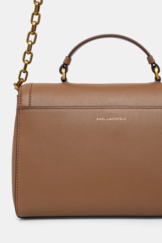 Аксесуари Шкіряна сумочка Karl Lagerfeld A1W30170 коричневий