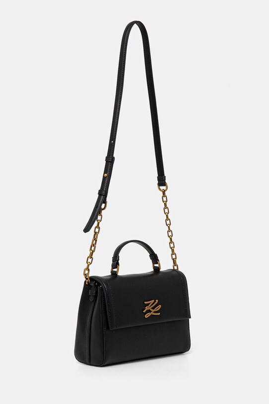 Karl Lagerfeld borsa a mano in pelle A1W30170 nero SS25