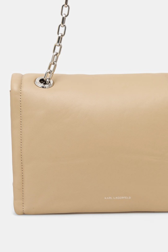 Accesorii Karl Lagerfeld poseta de piele A1W30173 bej