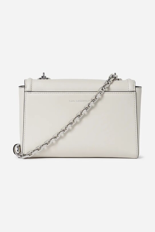 Karl Lagerfeld bőr táska A1W30174 fehér SS25