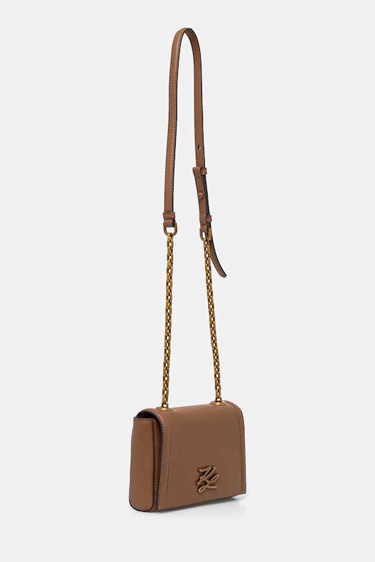 Karl Lagerfeld poseta de piele A1W30174 maro AW25