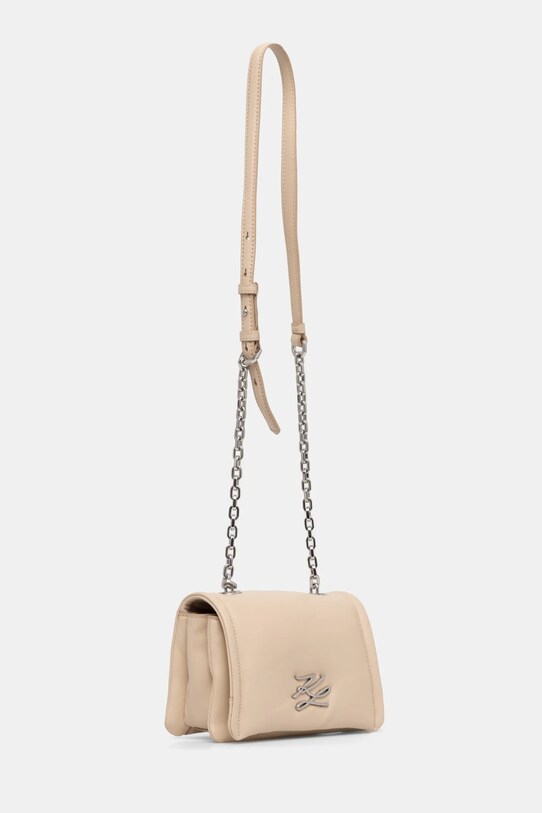 Кожаная сумочка Karl Lagerfeld A1W30175 бежевый SS25