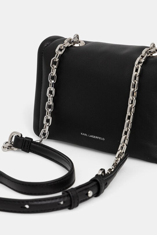 Аксесуари Шкіряна сумочка Karl Lagerfeld A1W30175 чорний