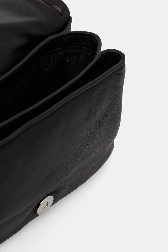 Шкіряна сумочка Karl Lagerfeld чорний A1W30175