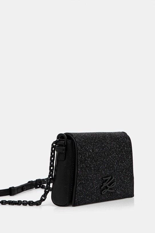 Karl Lagerfeld borsa a mano in pelle A1W30180 nero SS25